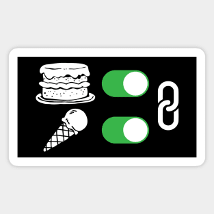 Cake and Ice Cream Magnet